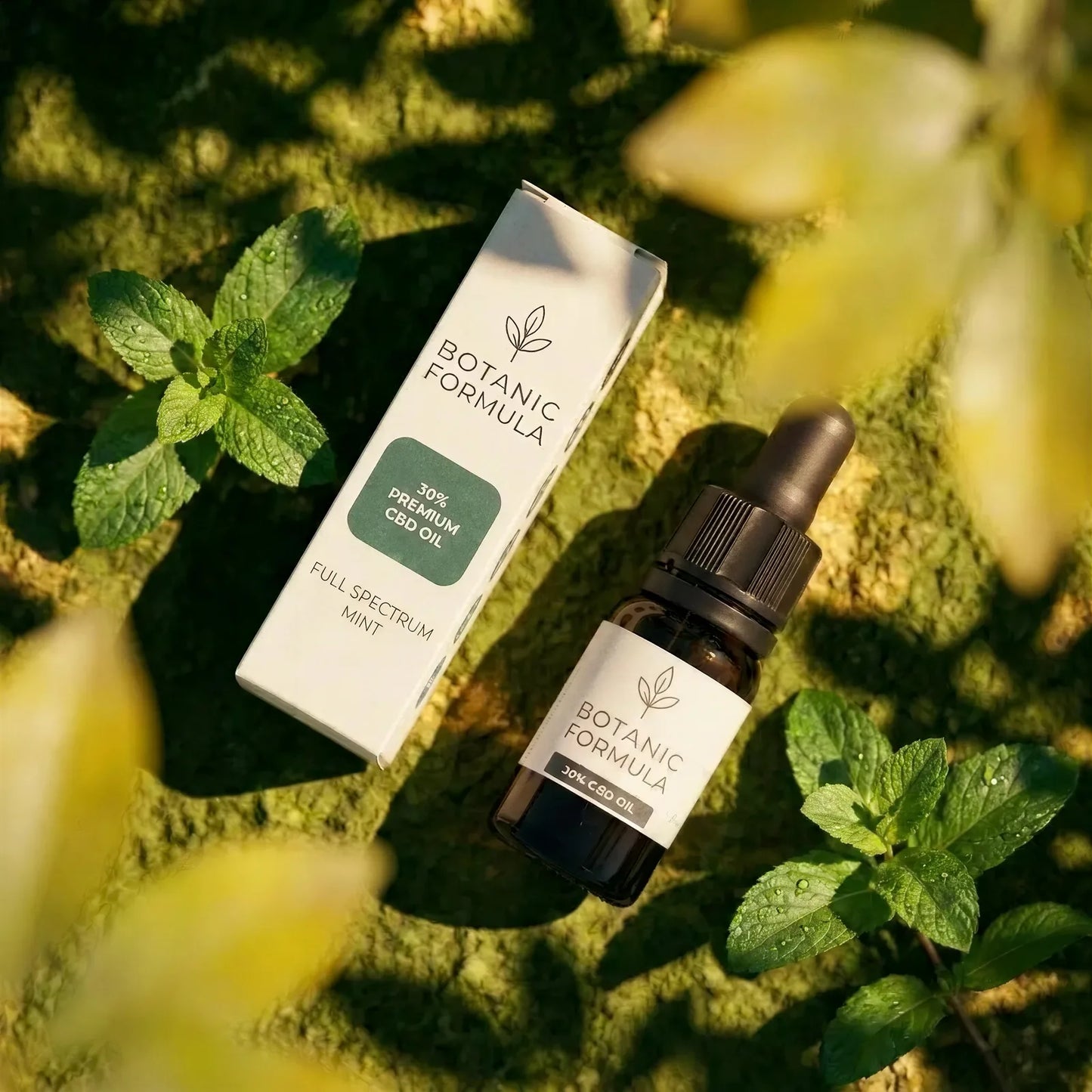 Premium Full Spectrum CBD olie, Mint