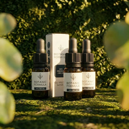 3x BUNDLE - 30% Premium Full Spectrum CBD olie, Natural