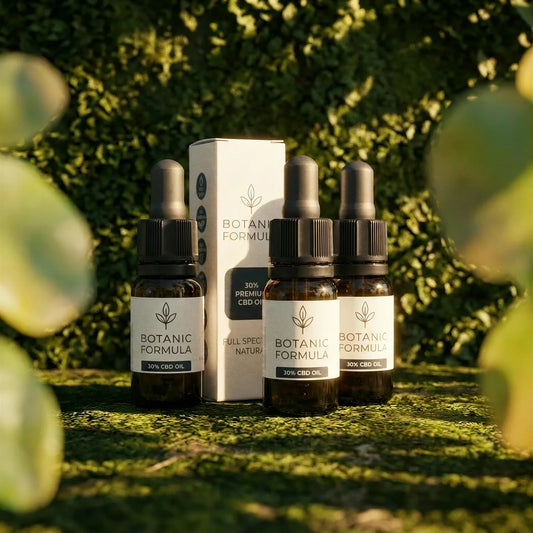 3x BUNDLE - 30% Premium Full Spectrum CBD olie, Natural