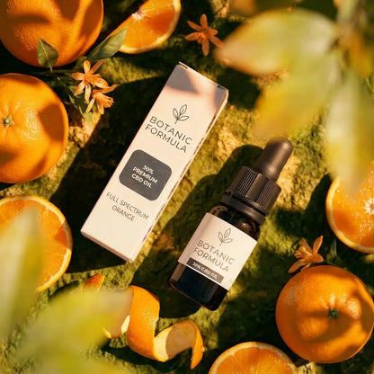 Premium Full Spectrum CBD olie, Orange